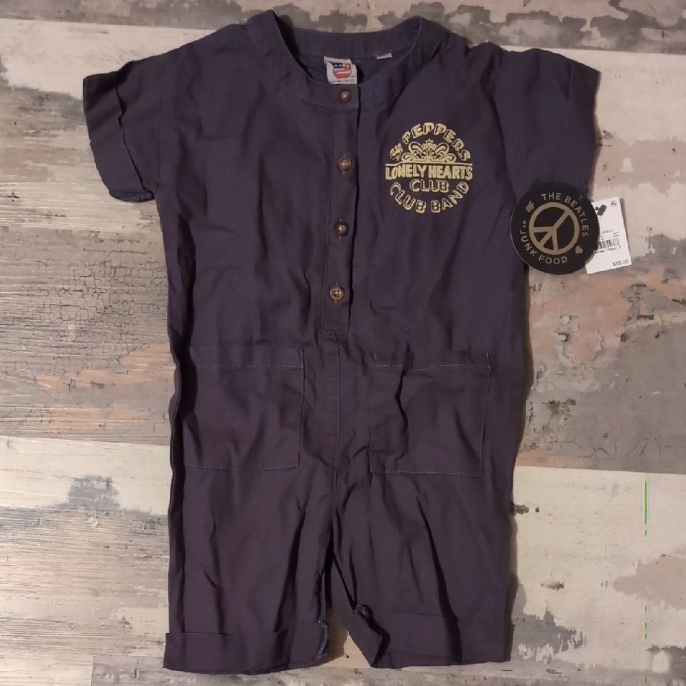 NWT Beatles Lonely Hearts Club Kids Romper